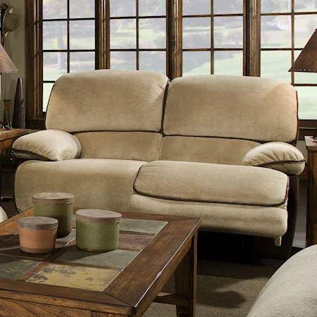 Duo Reclining Loveseat in Casual Furniture Style